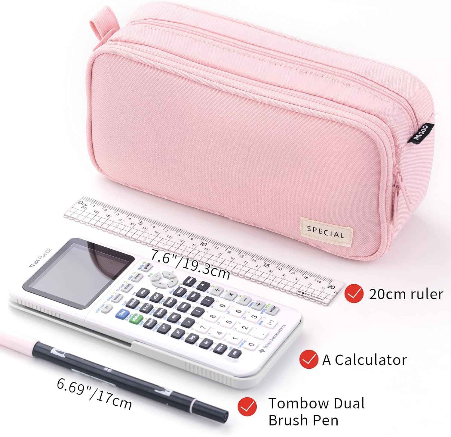 Large Capacity Pencil Case Organizer Pen Marker Holder - TTpen