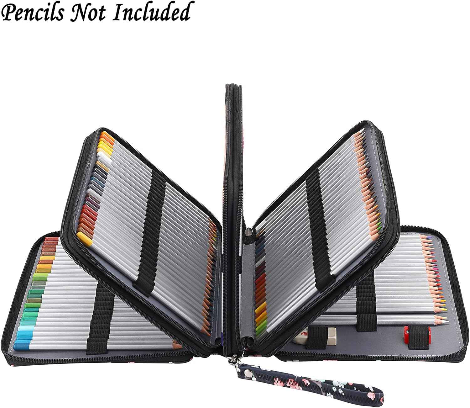 200 Slots Colored Pencil Case Large Capacity Pencil Organizer - TTpen