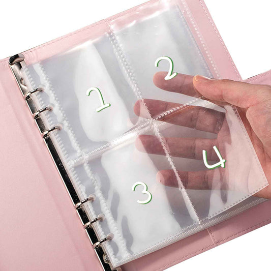100 Day Challenge A5 Money Saving Budget Binder Pink - TTpen
