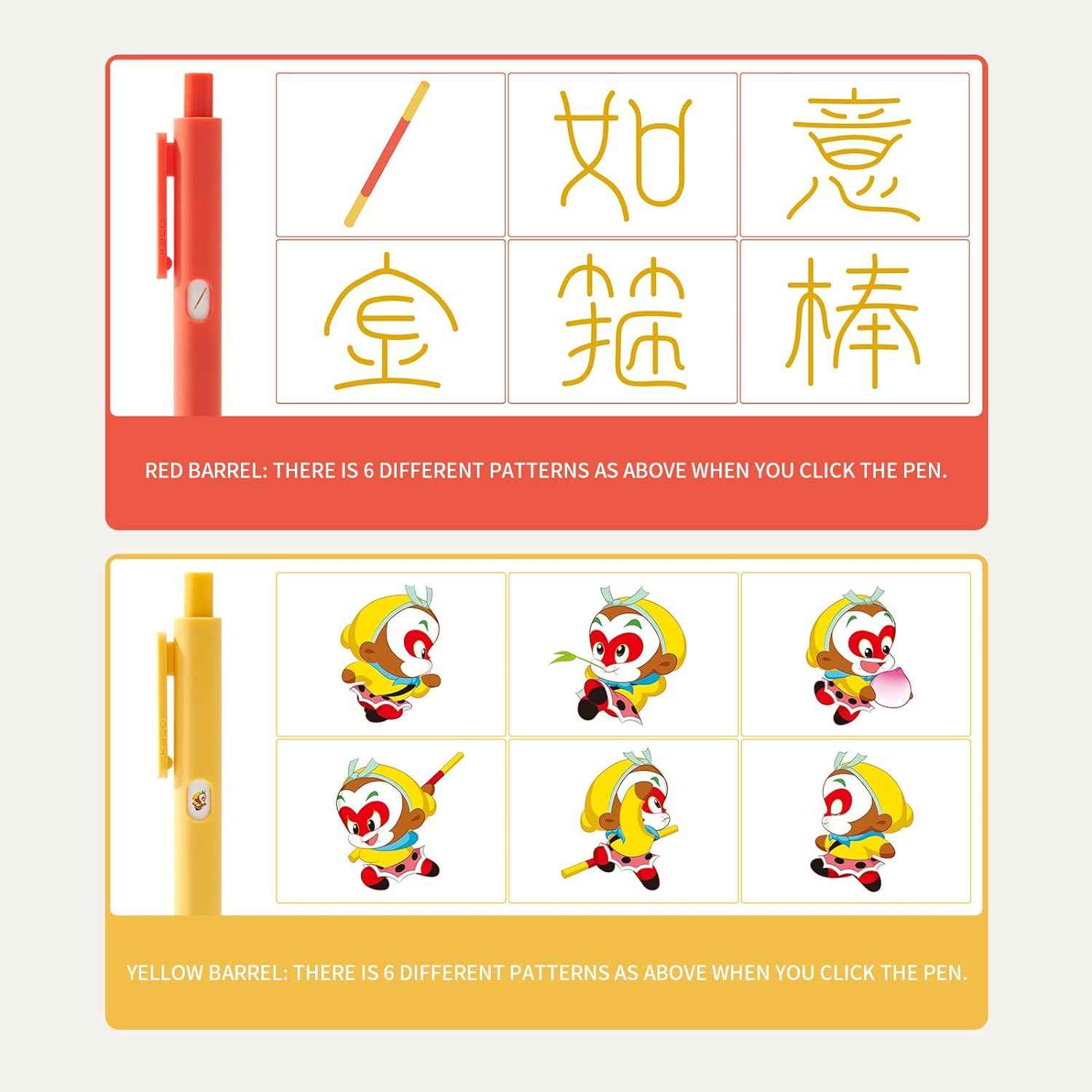 Kaco 4PCS Retractable Gel Ink Pens 0.5mm Fine Point Black Ink - TTpen