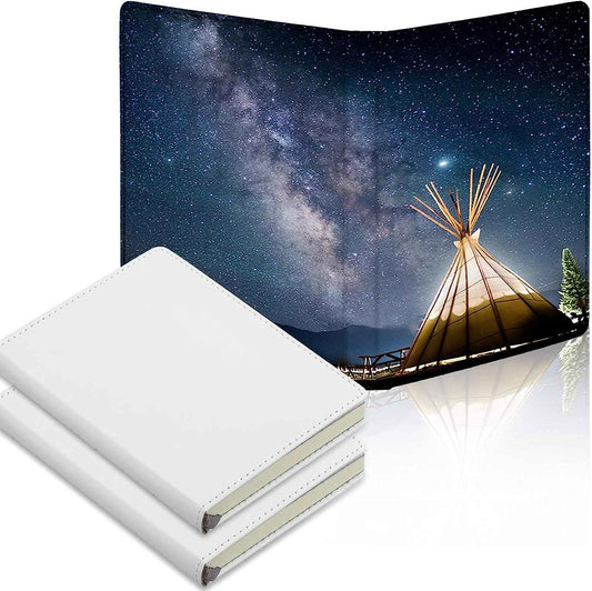 Sublimation Journal Blank Notebooks A6 190 Pages White (2 Pack) - TTpen