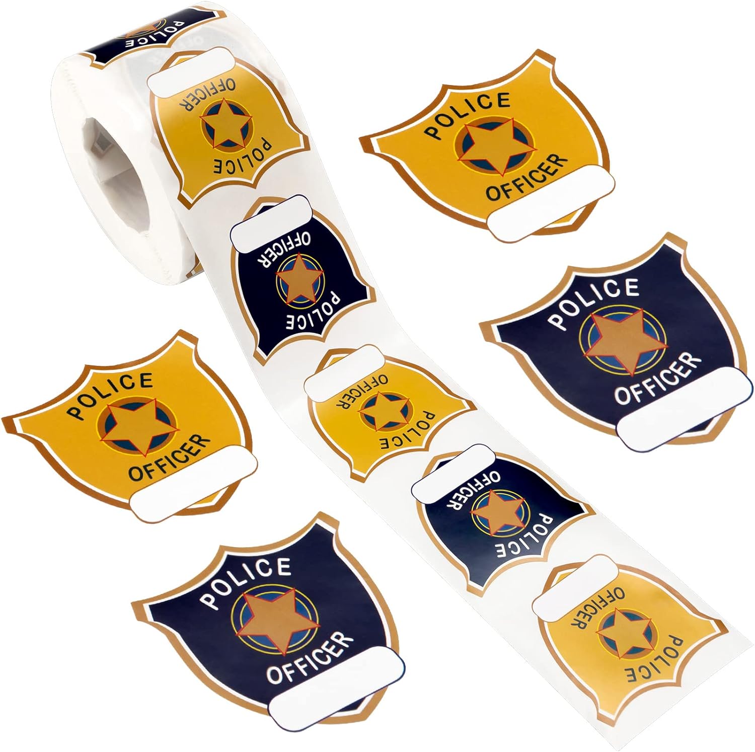 600 Pieces Police Stickers for Kids Police Birthday Party Supplies