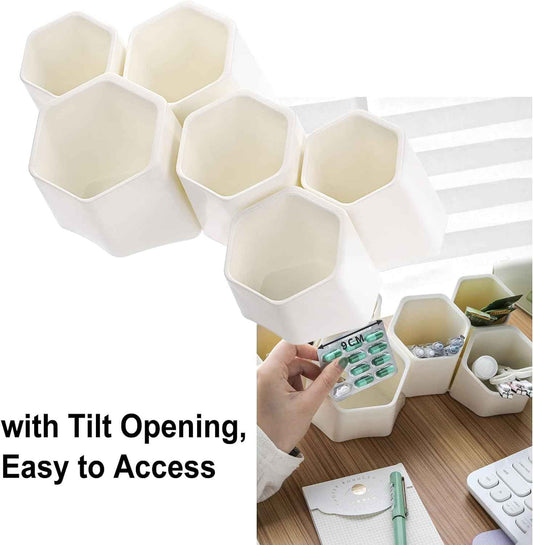 Hexagonal Creative Pen Holder Desktop Wall-Mounted - TTpen