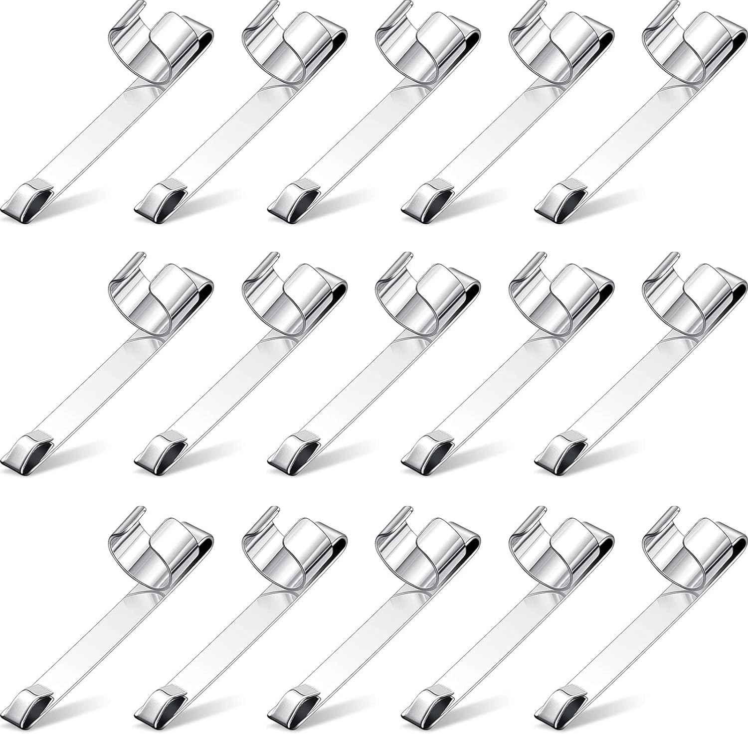 Metal Pencil Clips Slide on Pocket Epoxy Pen Clips Snap In 20 Pack - TTpen