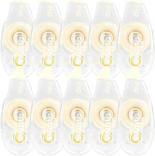 10 Pack Double Sided Glue Scrapbook Tape Roller,80M/262FT - TTpen