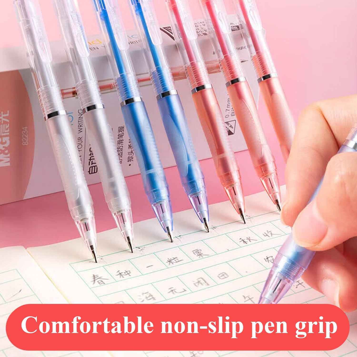 M&G 10Pcs 0.5mm Mechanical Pencils Set with Great Grip - TTpen
