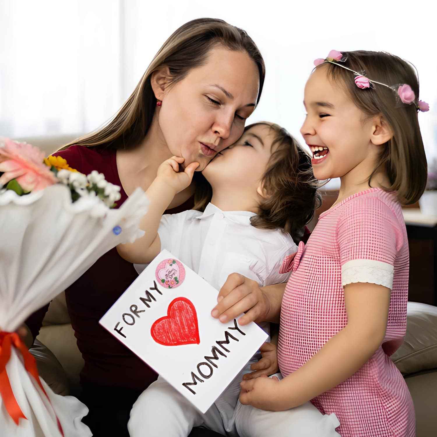 1000PCS Happy Mothers Day Stickers Roll Labels 1 INCH - TTpen