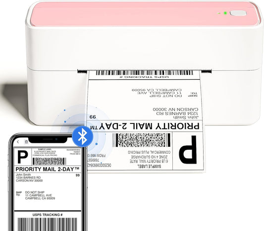 Phomemo 241BT Bluetooth Thermal Label Shipping Printer 4x6