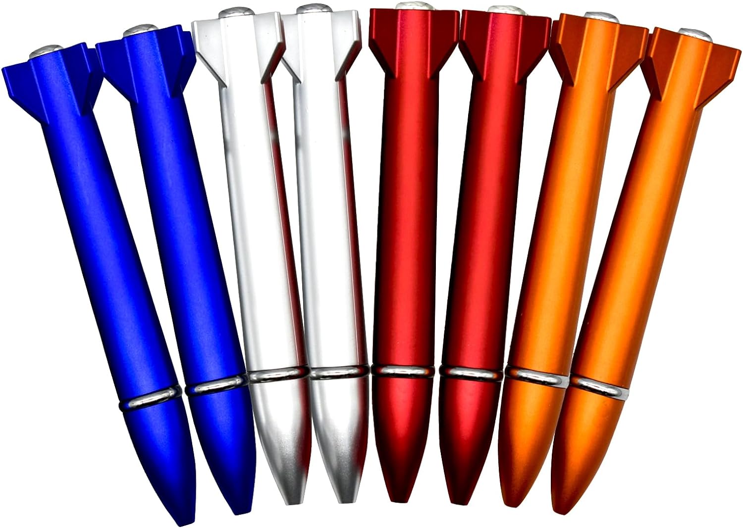 12PCS Mini Rocket Pens Unique Twist Ballpoint Pen For Kids School