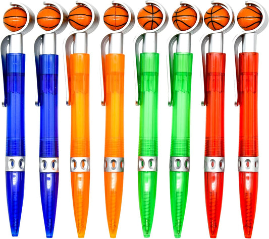 12PCS Novelty Basketball Pens Sports Ballpoint Pens