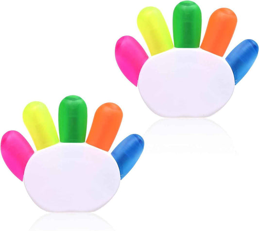 2pcs Finger Shape Highlighter Fluorescent Watercolor Pens - TTpen
