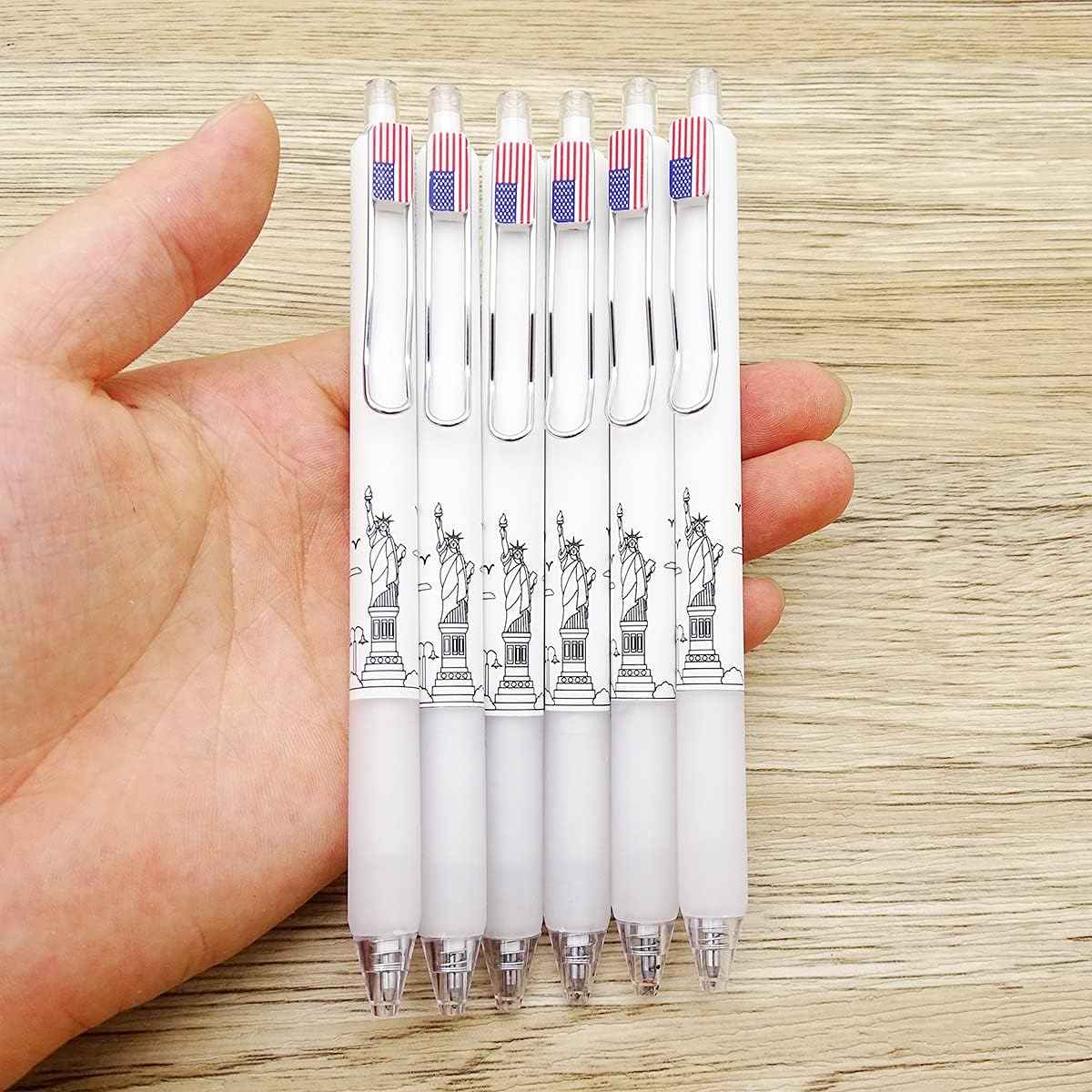 COLNK Retractable Gel Pens 0.5 Black Ink Writing Pen,Fine Point,12-Count - TTpen