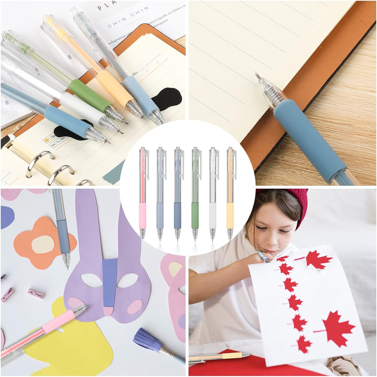 6pcs Craft Cutting Paper Pen Cutter Tool,ABS Resin Utility Knife Pen