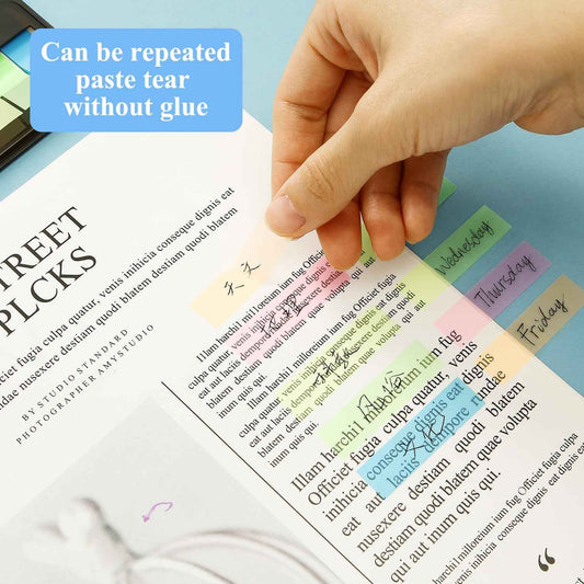 400PCS Page Markers Sticky Index Tabs Transparent Notes - TTpen