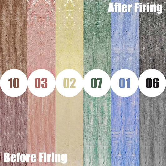 6 Colors Underglaze Pencils for Pottery