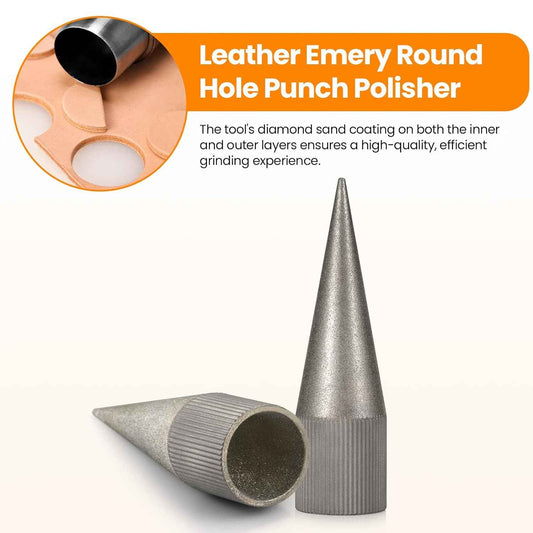 3-16MM Hole Leather Punch Grinder Edge Sharpener Manual Polishing Tool - TTpen