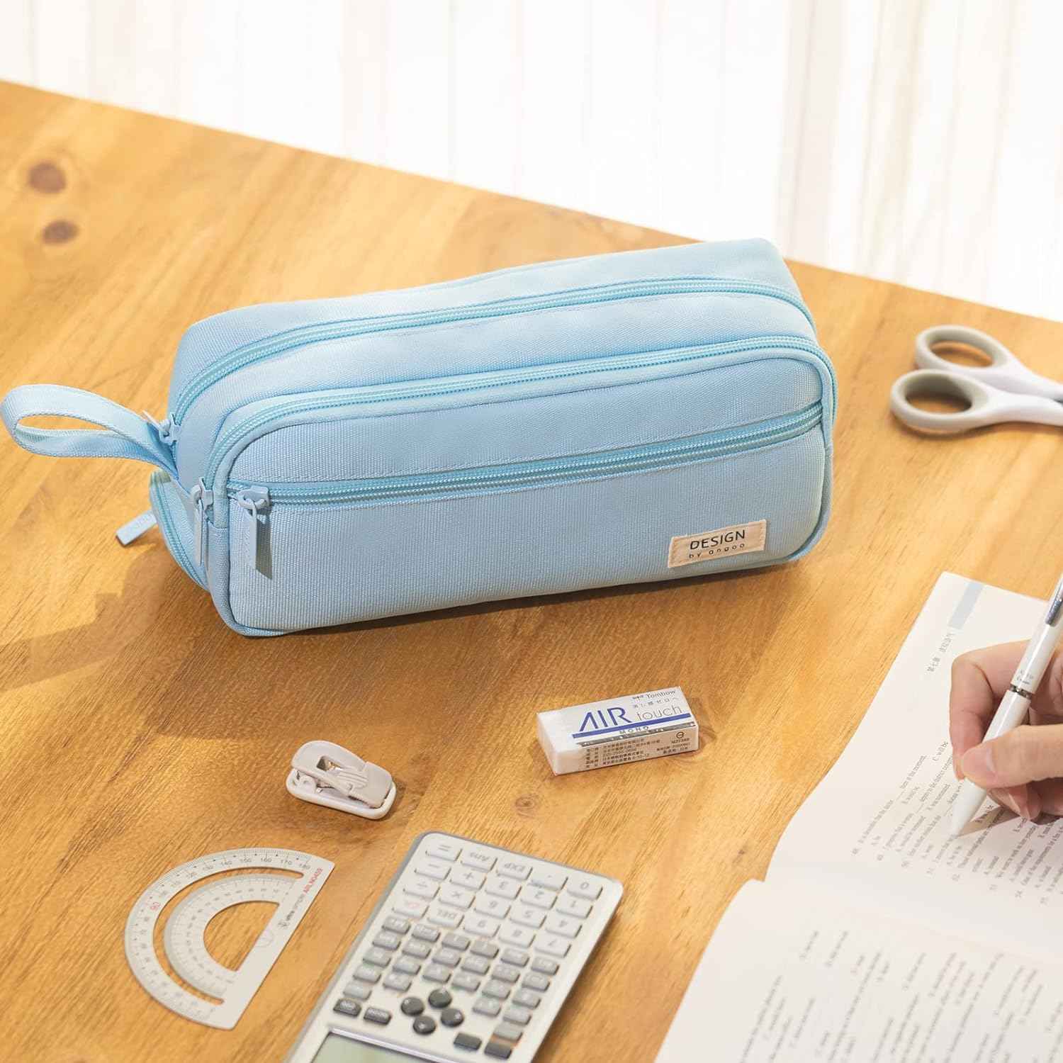 Large Pencil Case High Capacity Holder Box Storage Bag - TTpen