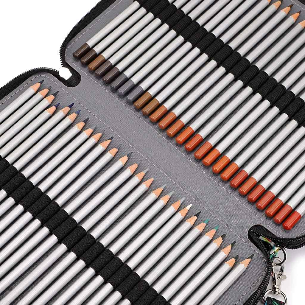 200 Slots Colored Pencil Case Large Capacity Pencil Organizer - TTpen