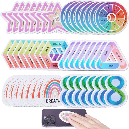 48 Pieces Calm Stickers for Anxiety Sensory Stickers