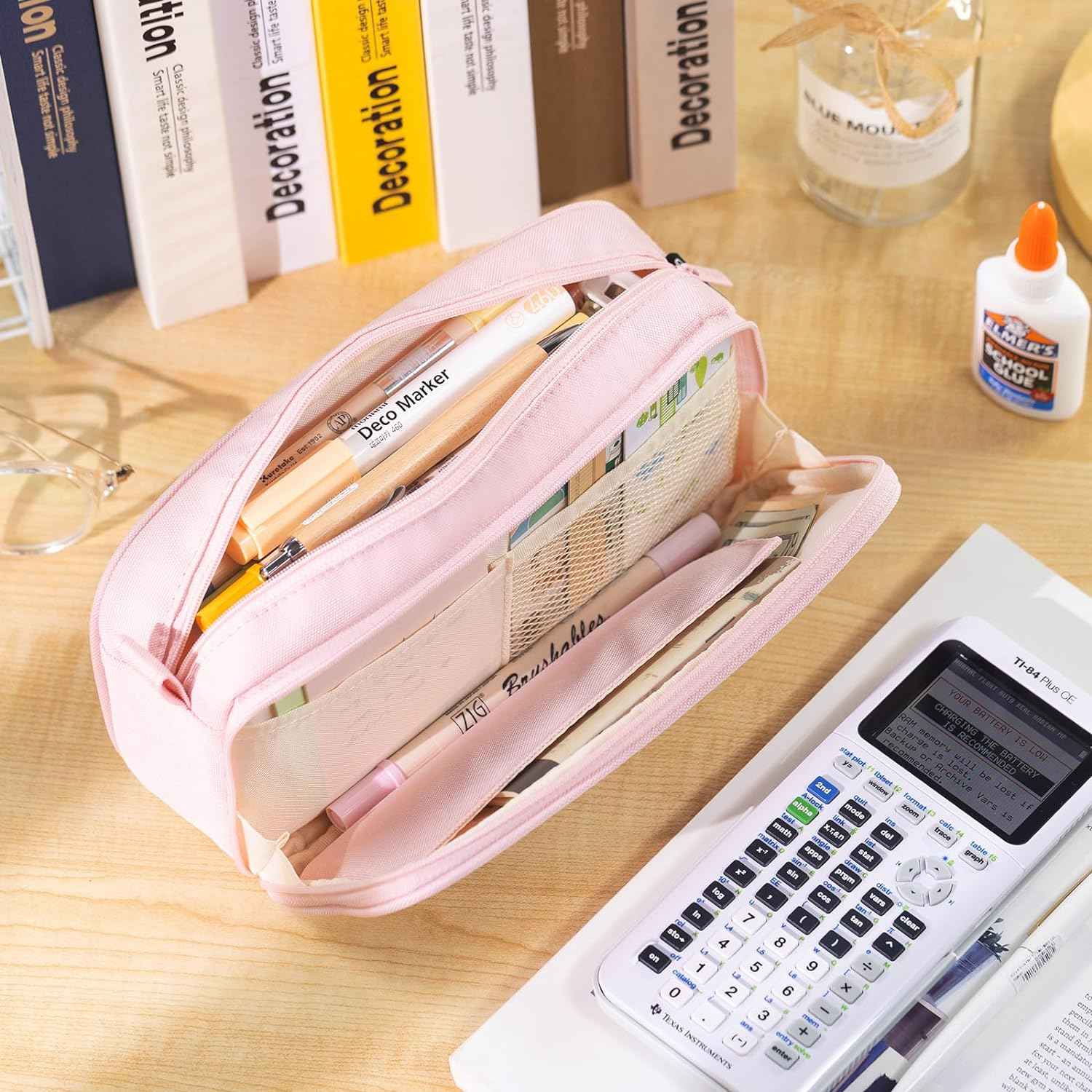 Large Capacity Pencil Case Organizer Pen Marker Holder - TTpen
