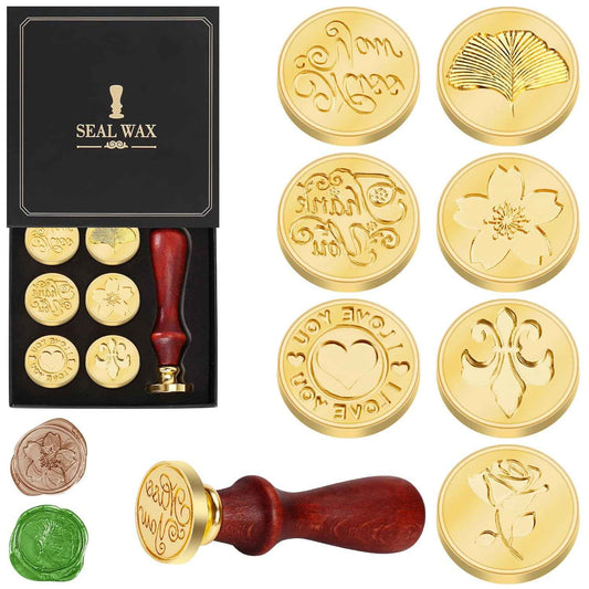 7 Piece Wax Seal Stamp Set - TTpen