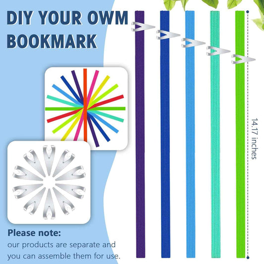 20Pcs Elastic Bookmarks Stainless Steel Book Darts for Book Lovers - TTpen