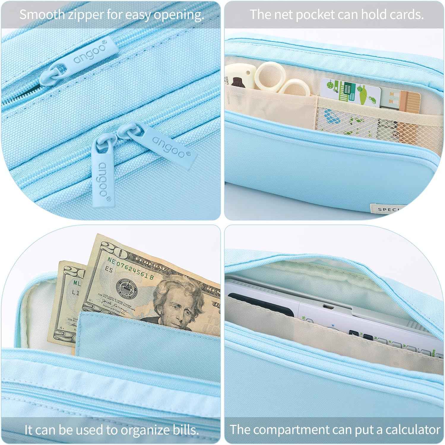 Large Capacity Pencil Case Organizer Pen Marker Holder - TTpen
