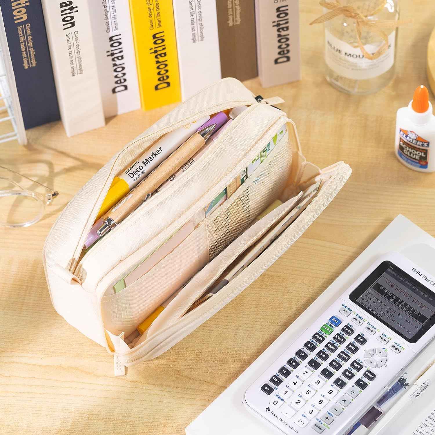 Large Capacity Pencil Case Organizer Pen Marker Holder - TTpen
