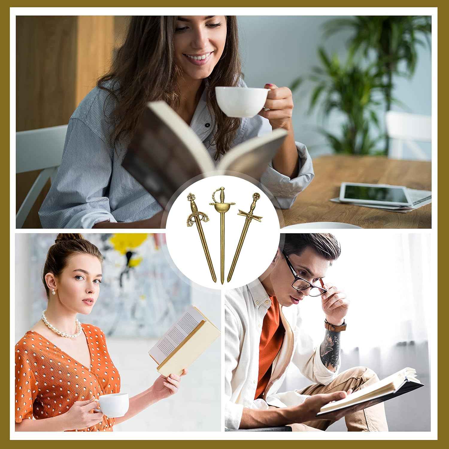 Antique Swords Knife Bookmarks 21 Pack - TTpen