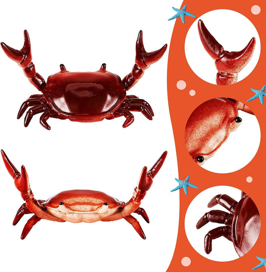 2Pcs Creative Cute Weightlifting Crab Pen Holder