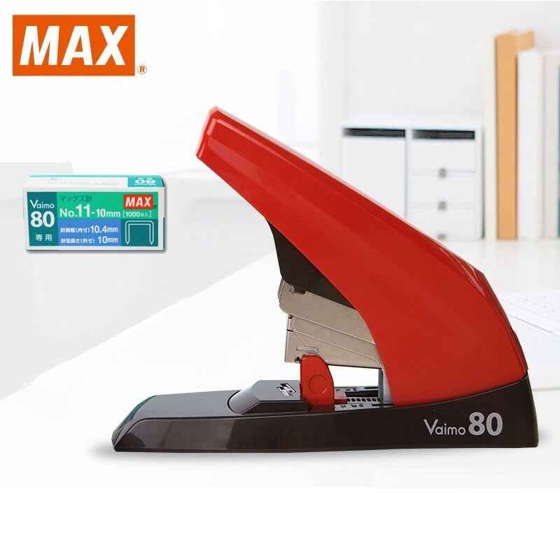 MAX Vaimo 80 Stapler HD-11UFL Review – 80 Sheets, 70% Less Effort, Flat ...