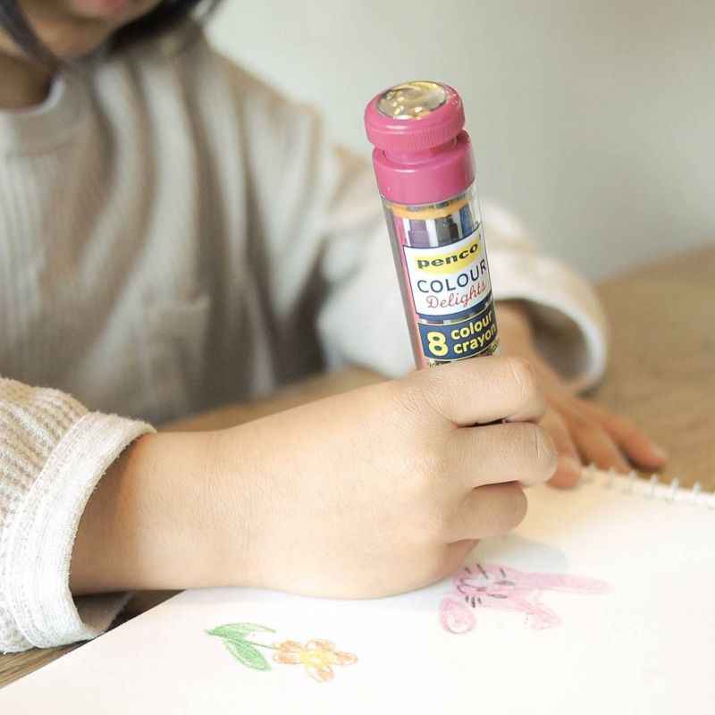 Penco 8 Colour Crayon FT-058