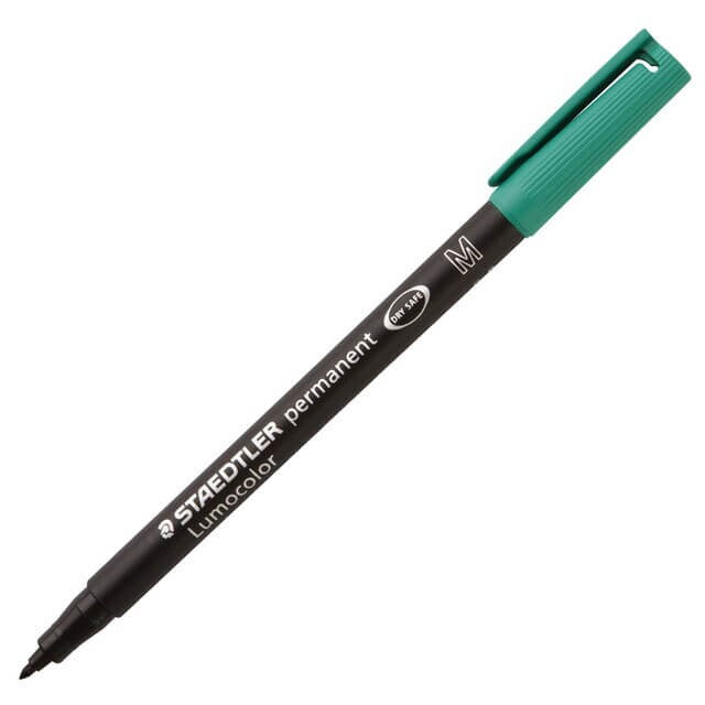 Staedtler Lumocolor 317M Permanent Markers Medium Tip 1.0mm,4 Pack