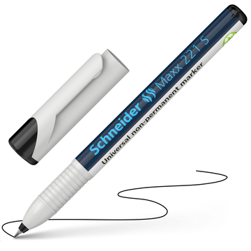 Schneider Maxx 221 S ei-pysyvä merkkauskynä 0,4 mm 4 värin pakkaus