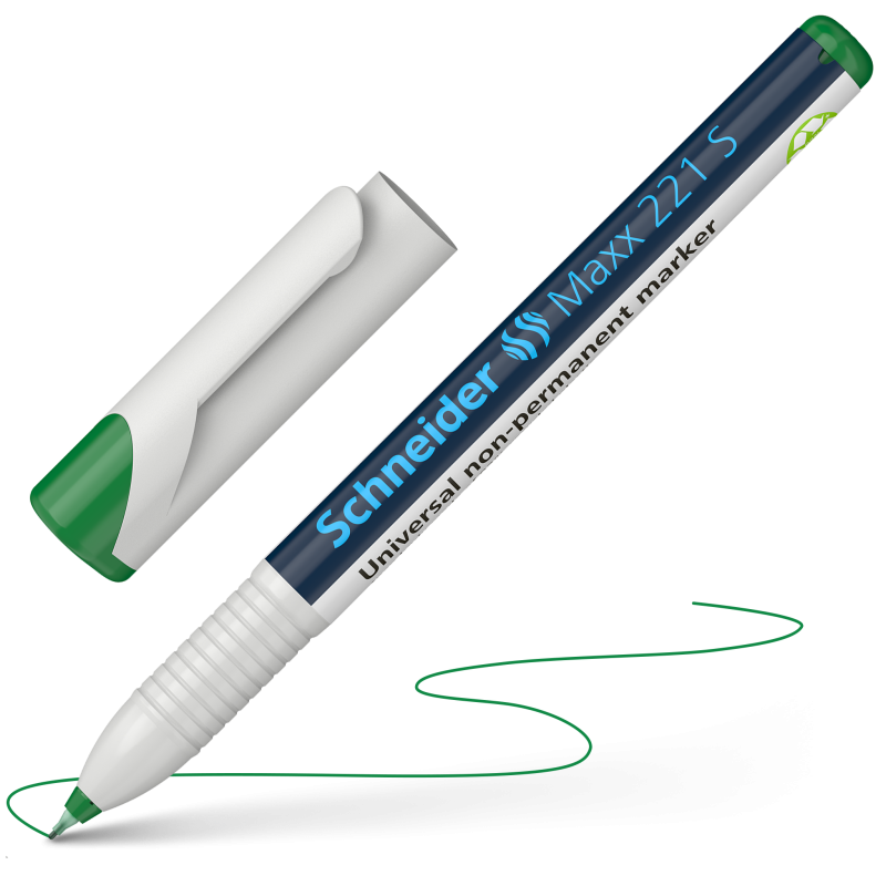 Schneider Maxx 221 S Non-Permanent Marker 0.4mm 2 Pack