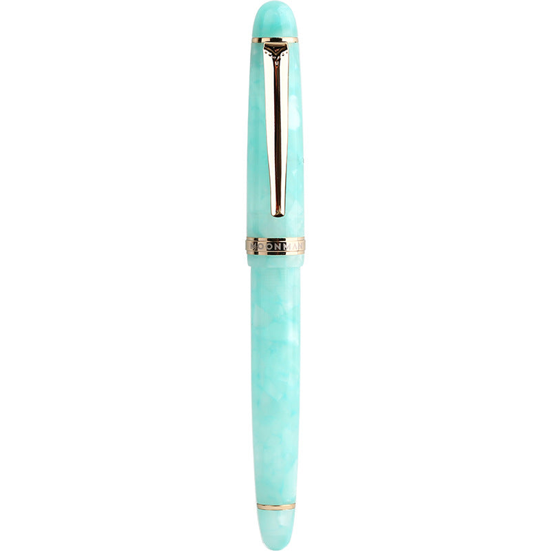 Majohn S3 Fountain Pen Celluloid,Iridium Fine Nib Gold Plated