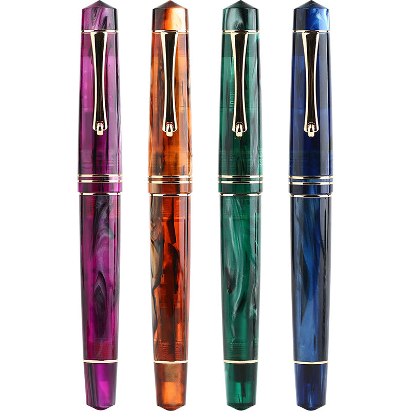 Majohn M800 Acrylic Fountain Pen,Germany Bock Fine Nib