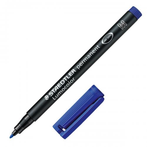 Staedtler Lumocolor 317M Permanent Markers Medium Tip 1.0mm,4 Color