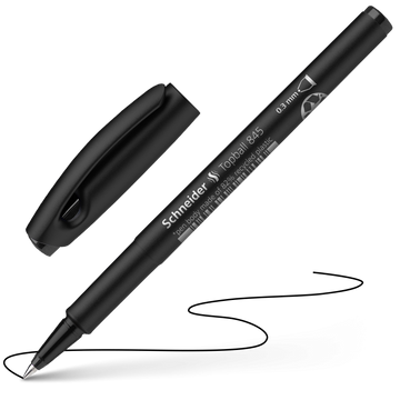 Schneider Topball 845 rollerová tužka 0.3mm černý/modrý/červený inkoust 3 kusy