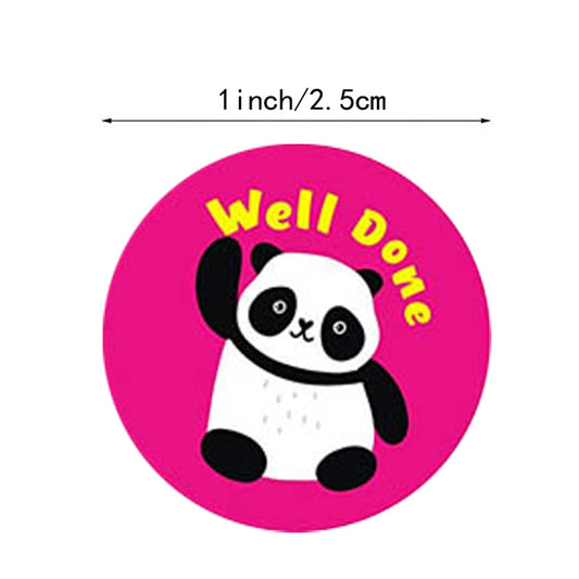 1000PCS Round Animal Reward Stickers for Teacher Classroom 1 INCH