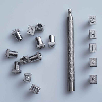 37 Pieces Number and Alphabet Leather Stamping Tool Set 4/6mm