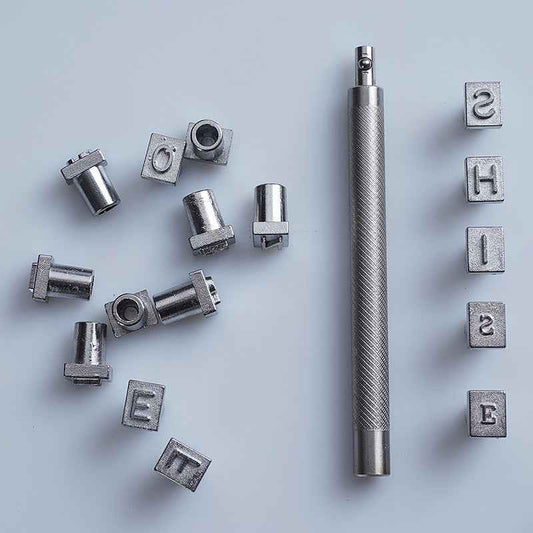 37 Pieces Number and Alphabet Leather Stamping Tool Set 4/6mm