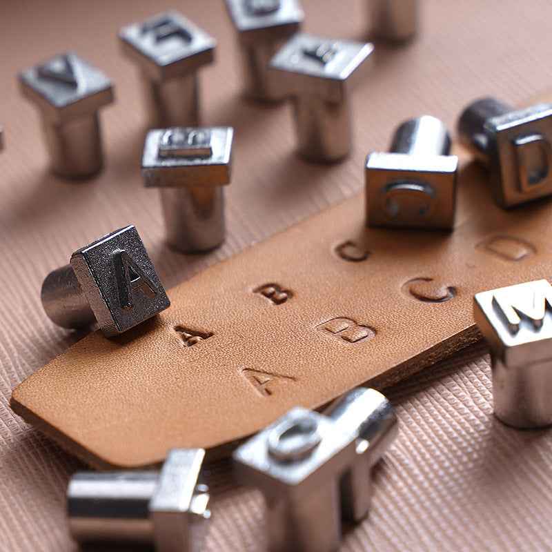 37 Pieces Number and Alphabet Leather Stamping Tool Set 4/6mm