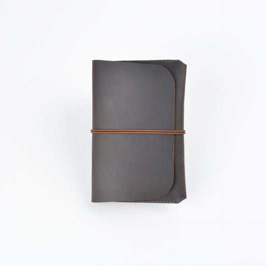 Genuine Leather Passport Card Holder Travel Wallet Coffee
