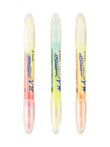 Pilot Spotliter VW Dual Tip Highlighter Pens 6 Colors 3 Packs