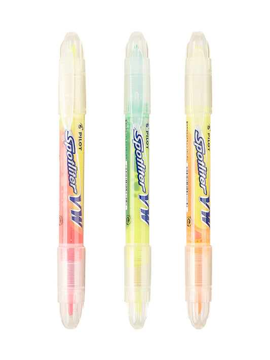 Pilot Spotliter VW Dual Tip Highlighter Pens 6 Colors 3 Packs