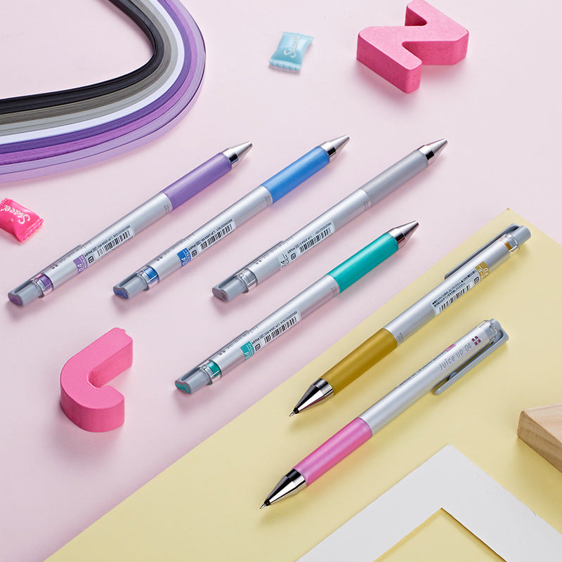 Pilot Juice Up 04 Retractable Gel Ink Pen,0.4mm,6 Metallic Color Set