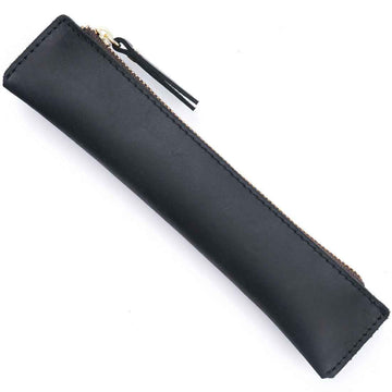 Mini Genuine Leather Fountain Pen Case Sleeve Black