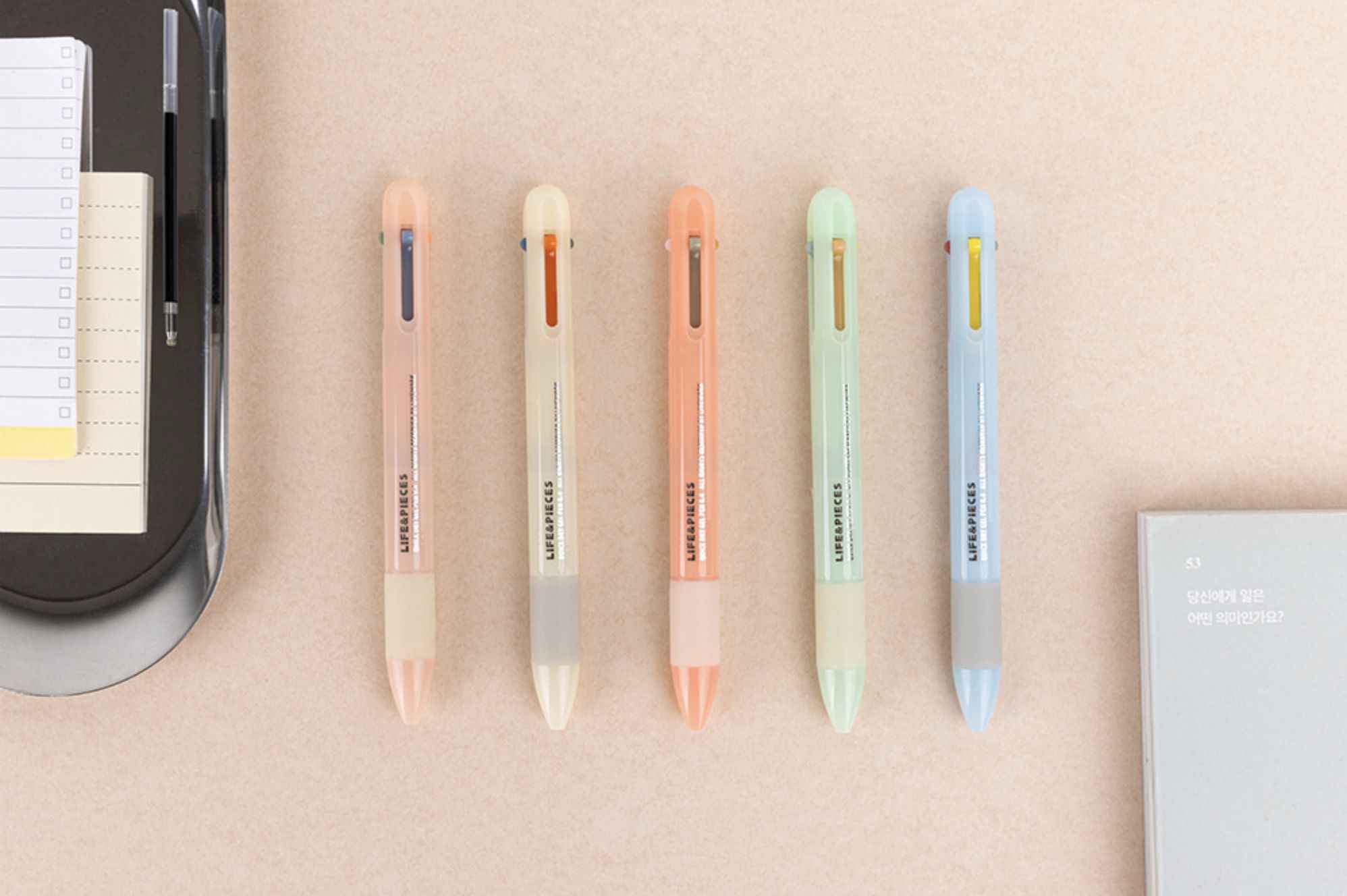 Livework Life&Pieces 4 Color Gel Pen 0.4mm