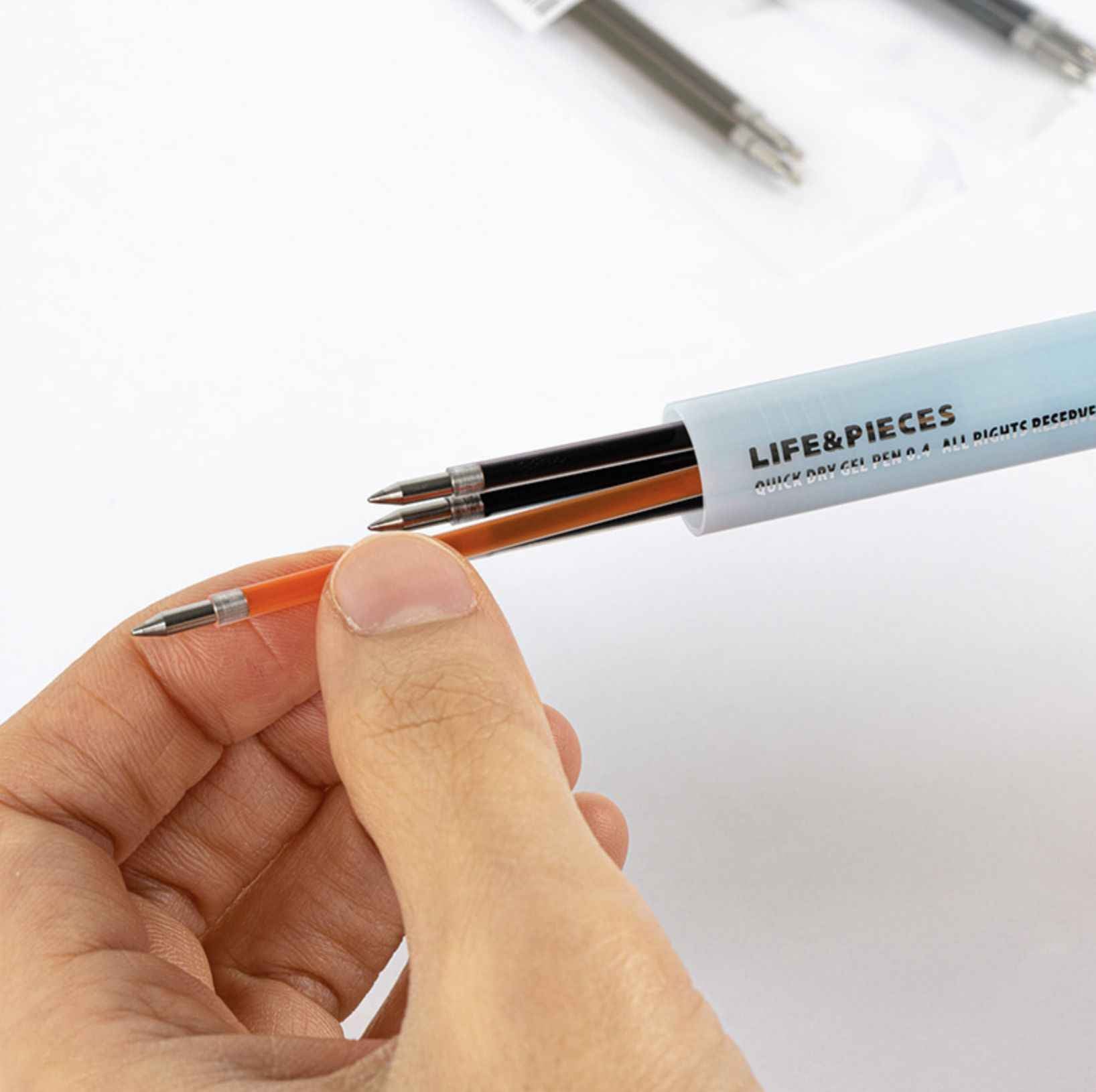 Livework Life&Pieces 4 Color Gel Pen 0.4mm